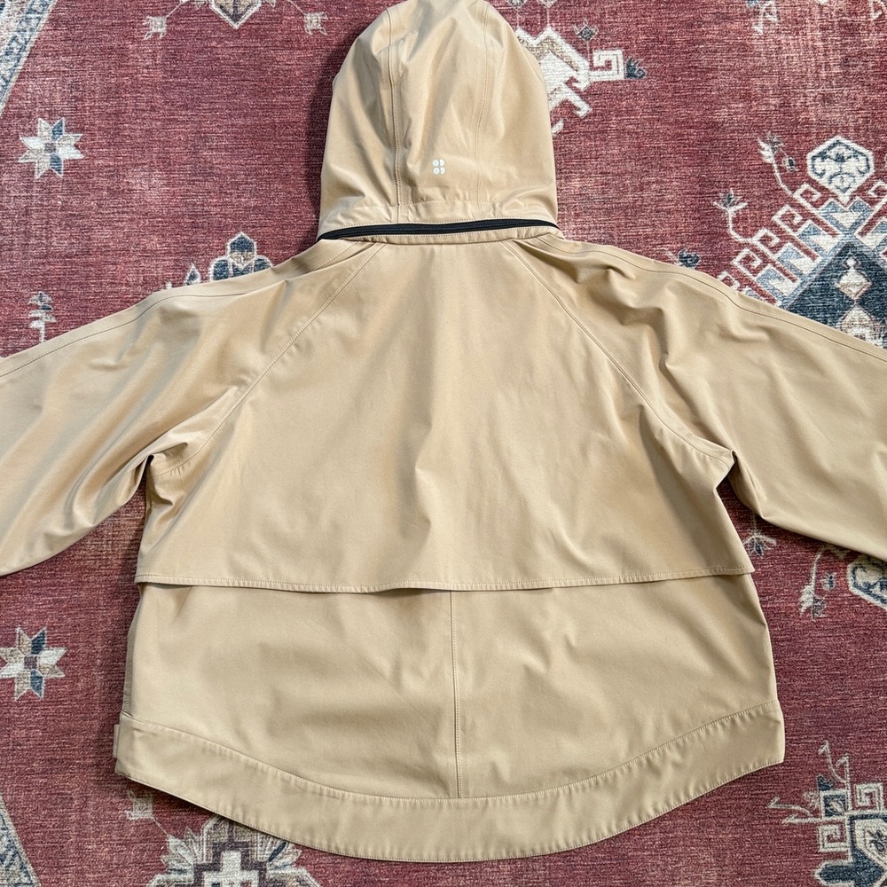 SWEATY BETTY Cropped Rain Jacket Size 6 - Picture 6 of 16